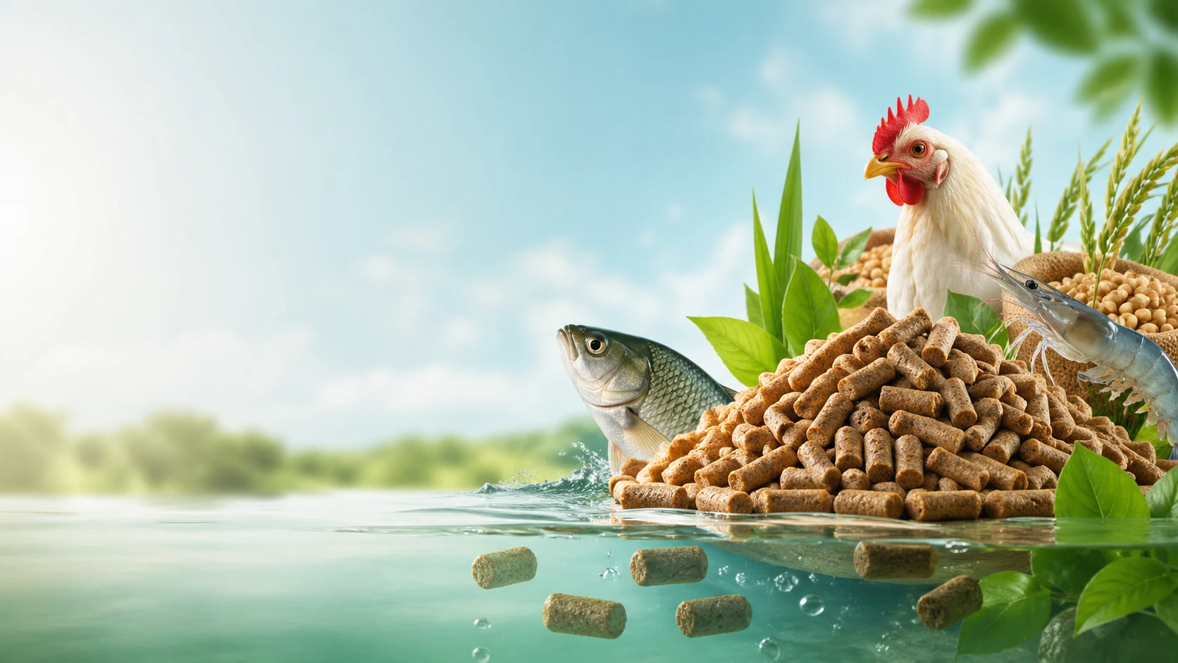 Fasilitas Aqua-feed dengan Cocogum FEED